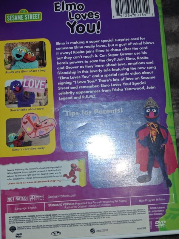 Elmo loves you with sesame Street DVD - Image 2