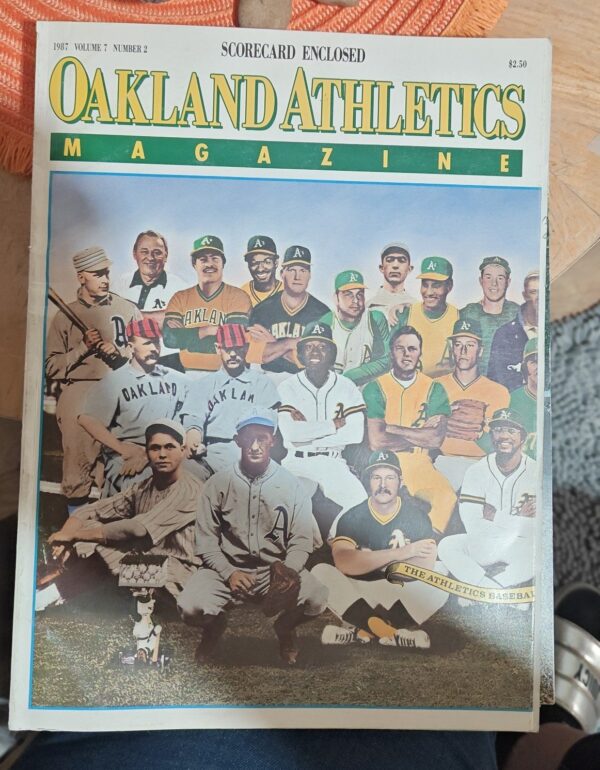 Vintage 1987 Oakland Athletics magazine