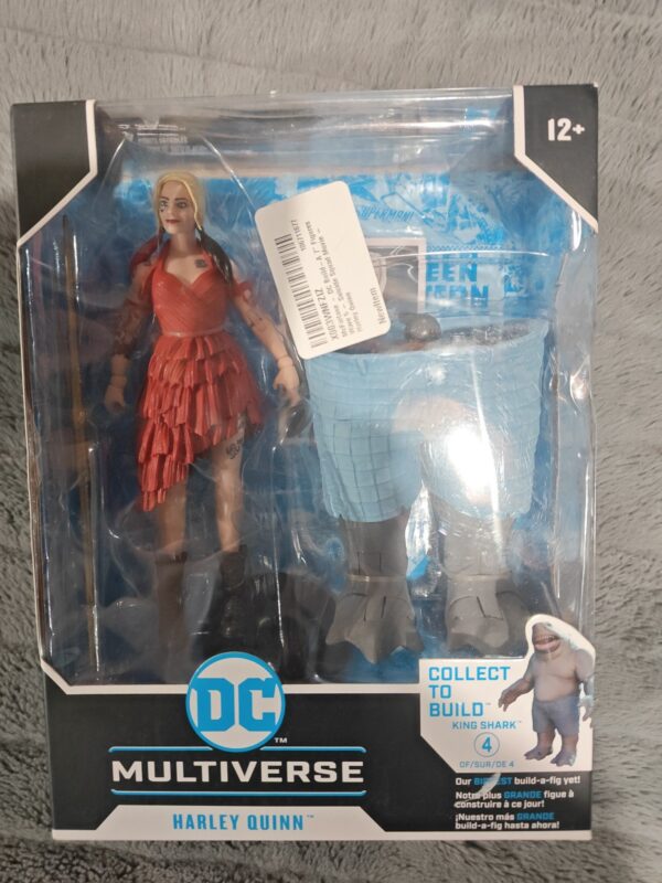 McFarlane DC Multiverse HARLEY QUINN Suicide Squad King Shark Action Figure. New