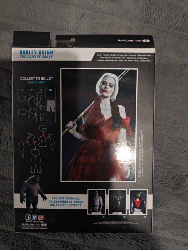 McFarlane DC Multiverse HARLEY QUINN Suicide Squad King Shark Action Figure. New - Image 2