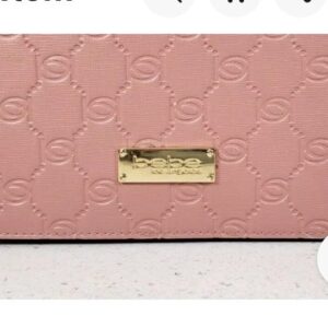 Vintage BB Crossbody. Quilted chain stud strap, and flap. Peach color