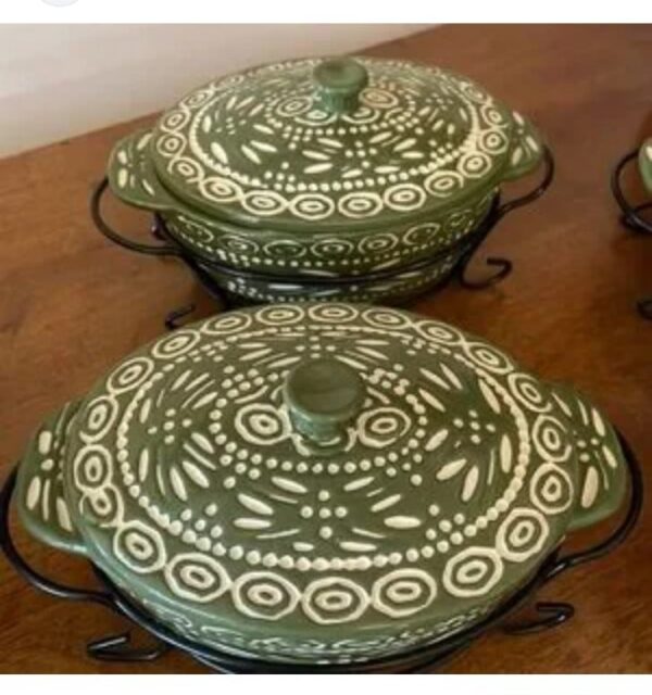 Vintage green temptation bowls