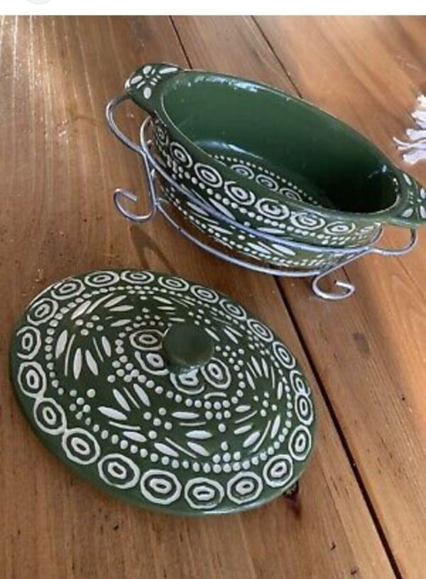 Vintage green temptation bowls - Image 2