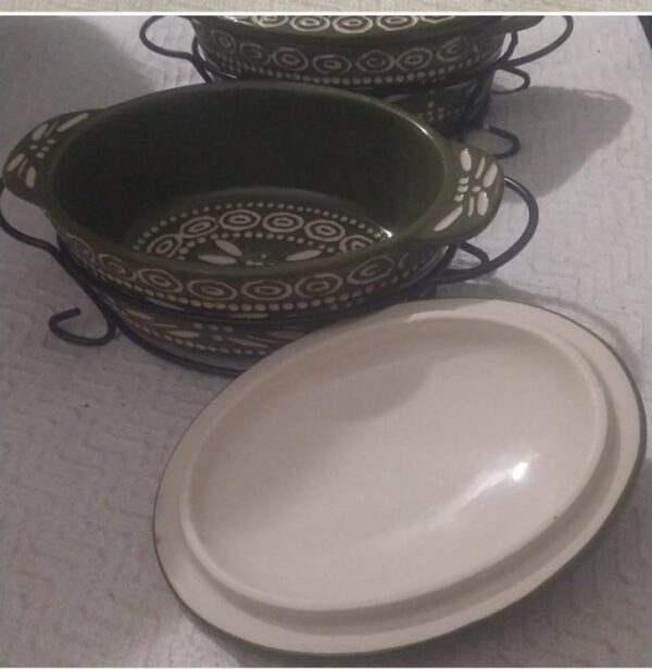 Vintage green temptation bowls - Image 3