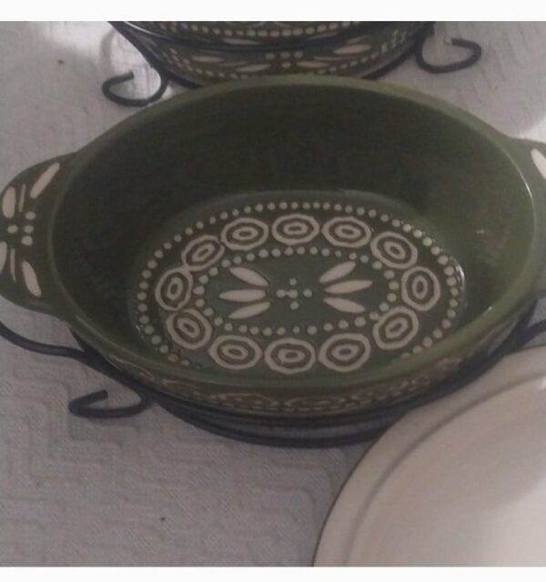 Vintage green temptation bowls - Image 6