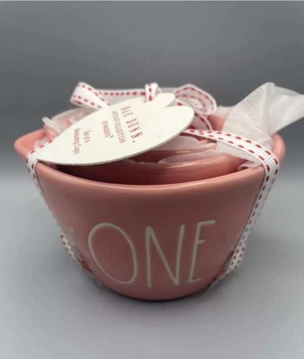 Rae Dunn Measuring cups pink