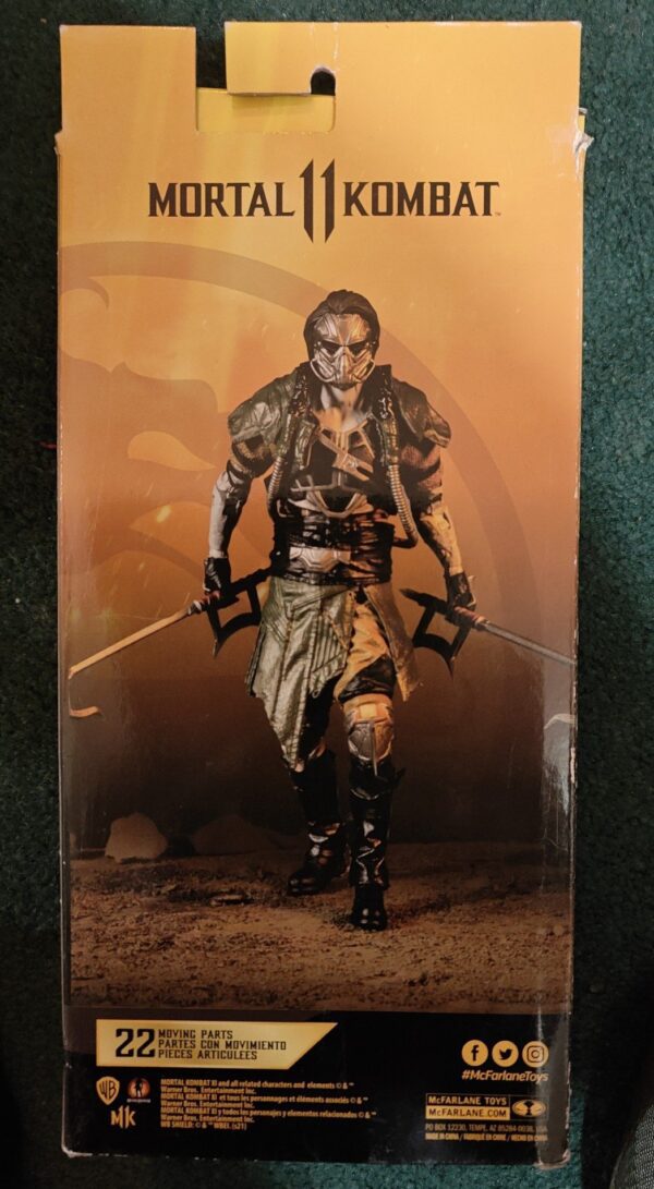 Mortal Kombat 11: Kabal 7" Bloody Figure NEW Sealed - Image 2