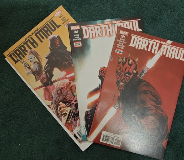 Marvel 1-3 addition of the Dark Maul comics
