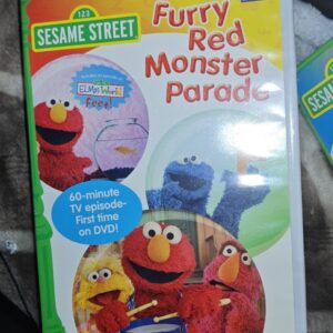 Sesame Street Furry red monster parade. with Elmo dvd
