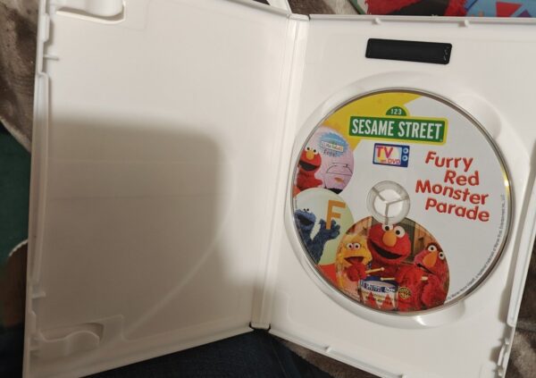 Sesame Street Furry red monster parade. with Elmo dvd - Image 2